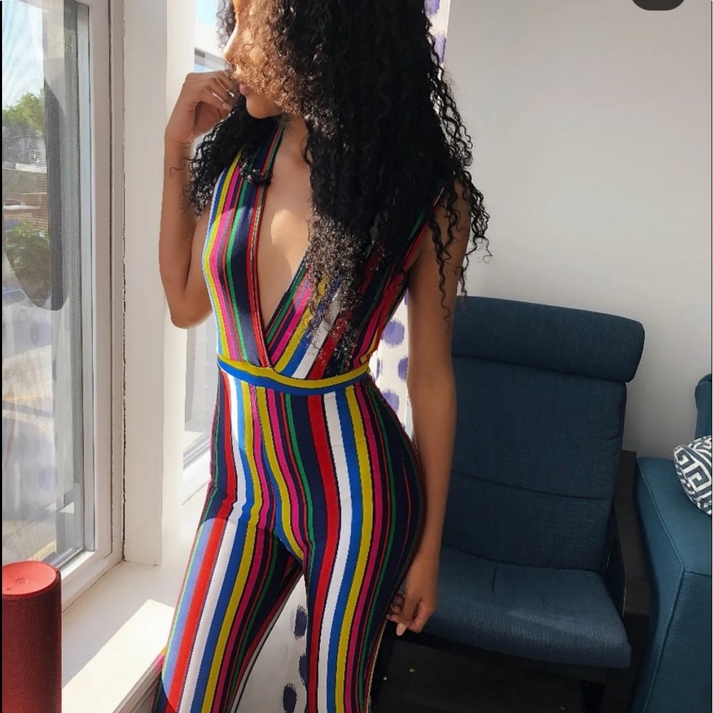 Colorful Bodycon One Piece